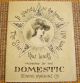 Circa 1880s Domestic Sewing Machine Company Sales Advertising Brochure Vg,  Cond Sewing Machines photo 9