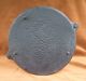 Antique Cast Iron Footed Hanging Griddle 1820s Hearth Ware photo 6