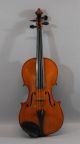 Antique German,  E.  Martin,  4/4 Figured Maple,  Amati Violin & Bow,  Nr String photo 2