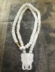 Magic Ivoly White Necklace With Head Elephant For Amulets 5 Hooks 34 Cm.  Length Amulets photo 2