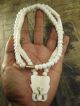 Magic Ivoly White Necklace With Head Elephant For Amulets 5 Hooks 34 Cm.  Length Amulets photo 4
