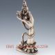 Tibet Silver Copper Handwork Carved Hands &kwan - Yin Statue Other Antique Chinese Statues photo 2