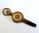 Antique Pocket Watch Key Size 8 Decorative Brass/steel Winder (n) Pocket Watches/Chains/Fobs photo 1