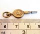Antique Pocket Watch Key Size 1 Decorative Brass/steel Winder (s) Swivel Pocket Watches/Chains/Fobs photo 1