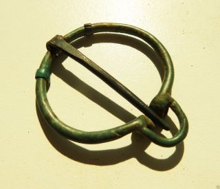 Ancient Bronze Fibula (381). photo