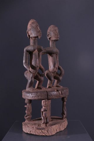 Mali: Tribal Old African Statue Coule Dogon People. photo