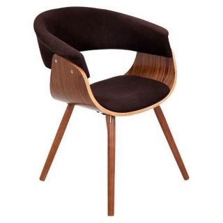 Vintage Mod Dining Chair In Walnut & Espresso - Mid Century Modern Eames Era photo