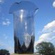 Heisey Mid - Century Modern Design Lodestar Pattern In Dawn Smokey Grey Glass Vase Mid-Century Modernism photo 1