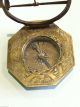 Antique 18th Compass Augsburg Equinoctial Sundial Navy Ship Scientific Equipment Other Antique Science Equip photo 2