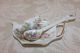 Lois White Porcelain Spoon & Spoon Rest,  Teacup Shaped,  Gorgeous Cups & Saucers photo 1