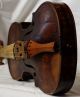 Antique Violin Labelled Caspar Strnad Fecit Pragae Anno 1803 String photo 3