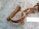Very Rare Old Ancient Forged Viking Shackles On A Foot. Viking photo 5