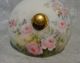 Germany Hand Painted Porcelain Stud Collar Button Box Bavaria Rosenthal German Baskets & Boxes photo 2