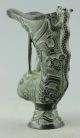 Asia Collectible Decorated Old Handwork Bronze Carved Rabbit Gecko Vase Vases photo 3