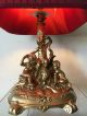 20th Century Table Lamp With Red Shade 20th Century photo 6