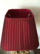 20th Century Table Lamp With Red Shade 20th Century photo 8