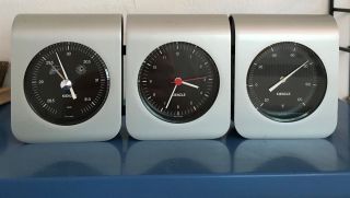 Vintage German 1980s Modern Kienzle Wall Desk Clock Dieter Rams,  Nelson Braun photo
