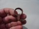 Ancient Roman Bronze Engraved Ring - Key,  To Wearing On Finger Roman photo 3