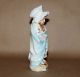 Antique German Porcelain Figure Grandma With Blanket Kate Greenaway Figurines photo 4