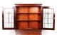 Antique Secretaire Bureau Bookcase Mahogany Leaded Stained Glass Writing Desk Ch 20th Century photo 5