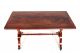 Antique Coffee Table Petite Flamed Mahogany Small Side Table 1900-1950 photo 1