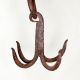 Iron Hooks Meat Game Smoking Hand Forged Primitive 18th 19th C Antique Primitives photo 1