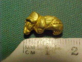 Sassanian Gold Amulet (elephant) Circa 224 - 462 Ad. photo