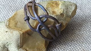 Masive Viking Solid Bronze Ring photo