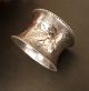 Antique Victorian Period J.  Wippell & Co 1877 Sterling Silver Napkin Ring 19thc Sterling Silver (.925) photo 2