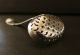 Antique Georgian Period Hallmarked Sterling Silver Ladle Type Sugar Sifter Spoon Sterling Silver (.925) photo 1