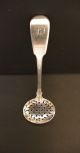 Antique Georgian Period Hallmarked Sterling Silver Ladle Type Sugar Sifter Spoon Sterling Silver (.925) photo 4