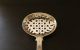 Antique Georgian Period Hallmarked Sterling Silver Ladle Type Sugar Sifter Spoon Sterling Silver (.925) photo 5