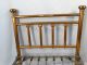 1920 ' S Antique Child Size Copper Flash Wrought Iron Old Brass Type Baby Doll Bed Primitives photo 6