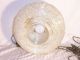 Vtg Lucite Fiberglass Spaghetti Swag Light Chandelier Ball Hanging Moon Lamp Old Mid-Century Modernism photo 5