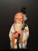 Antique Chinese Famille Rose Ceramic Statue 14 Inches Other Antique Chinese Statues photo 2