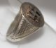 Metal Detecting Finds Silver Swastika Men ' S Ornate Ring British photo 4