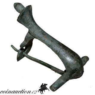 Intact Wearable Kraftig Profilierte Type Bronze Fibula Brooch 1st Century Ad photo