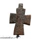 Stunning Late Medieval Hand Made Carved B0ne Cross Pendant Roman photo 1