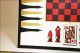 Vintage Red Game Table Mid Century Modern Chess/checkers/backgammon/card Dining Post-1950 photo 10