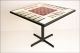 Vintage Red Game Table Mid Century Modern Chess/checkers/backgammon/card Dining Post-1950 photo 1