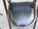 Two Vintage 20s/30s Deco Industrial Stakmore Wood Folding Chairs Leather Seats 1900-1950 photo 4