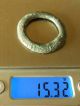 Ancient Celtic Bronze Rings Proto Money (352) Viking photo 5