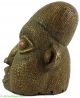 Bamun Helmet Mask Brass And Copper Sheeting Cameroon Africa Art Masks photo 3