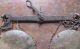 Vintage Antique Primitive Hand Balance Chain Hanging Mercantile Scale Taraju ' M 