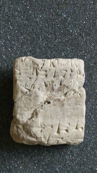 Ancient Clay Tablet. photo