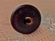 Antique Goodyear Hard Rubber Button Hat Shape 1851 - 2 Shank 9/16 