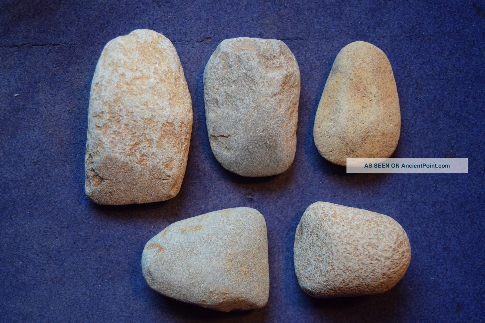5 Medium Sized Hard Stone Celts From The Sahara Neolithic Neolithic & Paleolithic photo