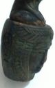Ancient Egyptian Faience Canopic Jar 89.  1 Gm 300 Bc Rare Egyptian photo 3