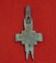 Byzantine Ancient Artifact Bronze Encolpion Cross - Amulet Circa 1100 Ad - 690 Other Antiquities photo 1