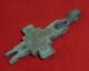 Byzantine Ancient Artifact Bronze Encolpion Cross - Amulet Circa 1100 Ad - 690 Other Antiquities photo 2